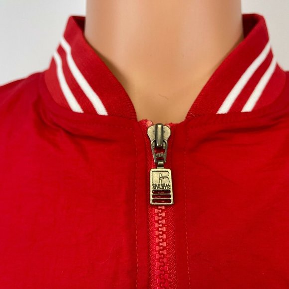 Russell Athletic Boston Red Sox Pullover Windbreaker Jacket Vtg 90s MLB 2XL - Picture 3 of 6